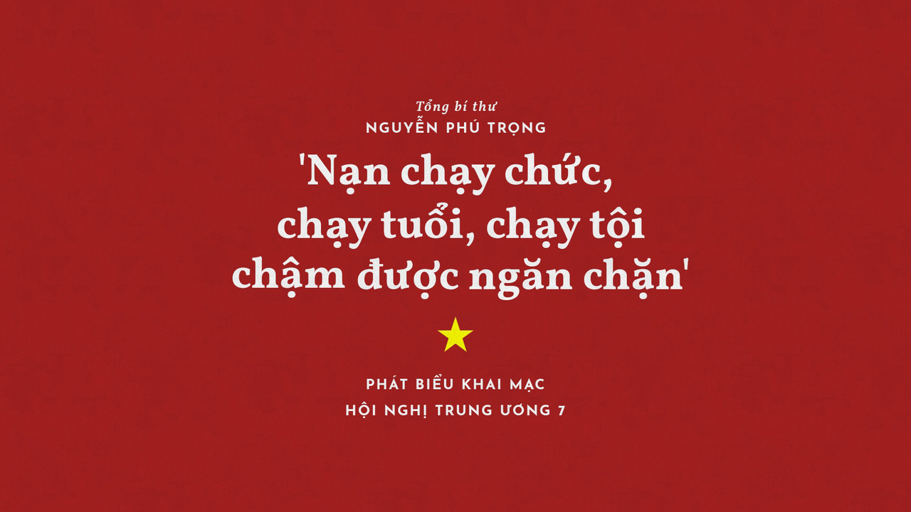 Tổng bí thư: “Nạn chạy chức, chạy tuổi, chạy tội chậm được ngăn chặn”