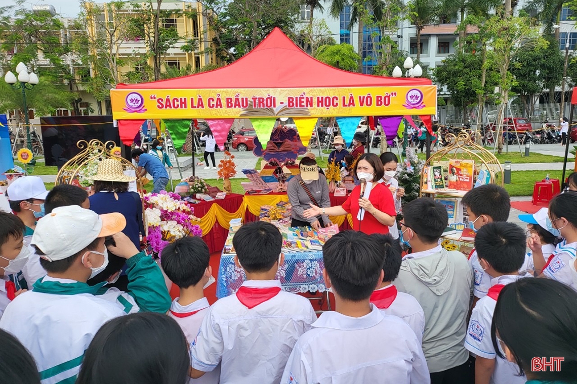 Ấn tượng Ngày hội sách và Văn hóa đọc ở TP Hà Tĩnh