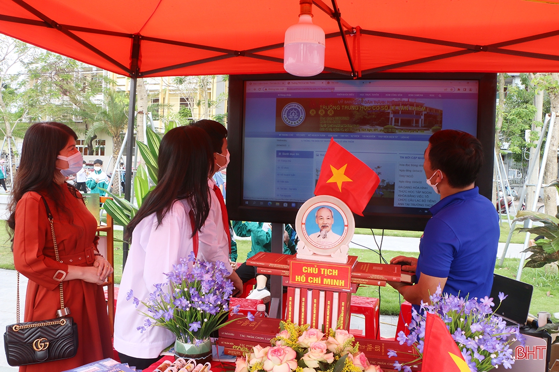 Ấn tượng Ngày hội sách và Văn hóa đọc ở TP Hà Tĩnh