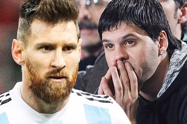 anh trai messi lai bi bat vi sung va mau