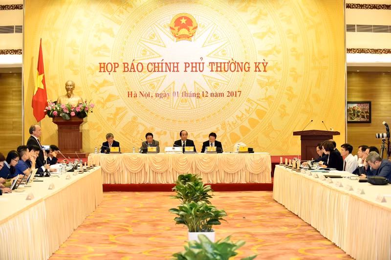chi tiet noi dung hop bao chinh phu thuong ky thang 11