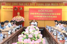 Cập nhật các quy định mới về pháp luật phục vụ kiểm tra, giám sát của Đảng