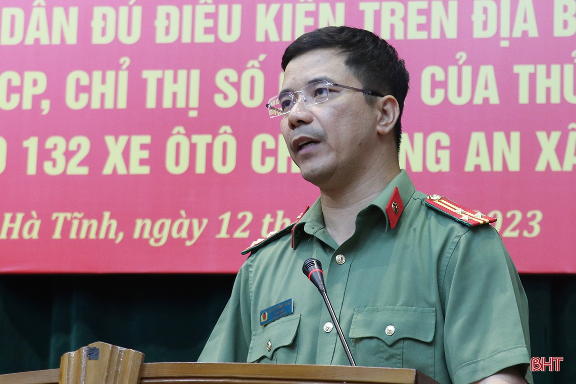 Hà Tĩnh được Bộ trưởng Bộ Công an gửi thư khen về hoàn thành chỉ tiêu thu nhận hồ sơ cấp CCCD