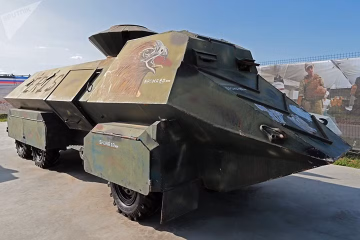 Nga trưng bày vũ khí thu được của phiến quân Syria tại triển lãm Army 2018