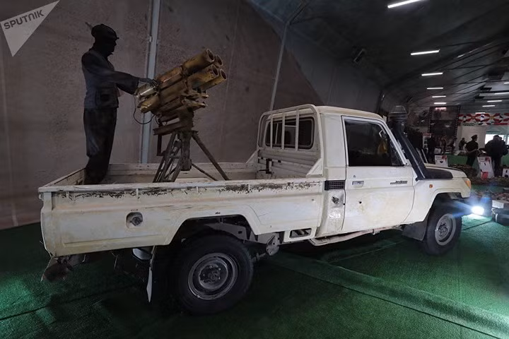Nga trưng bày vũ khí thu được của phiến quân Syria tại triển lãm Army 2018