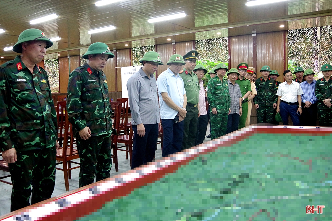 Hoàn thiện công sự, hầm hào, sẵn sàng diễn tập khu vực phòng thủ tỉnh Hà Tĩnh