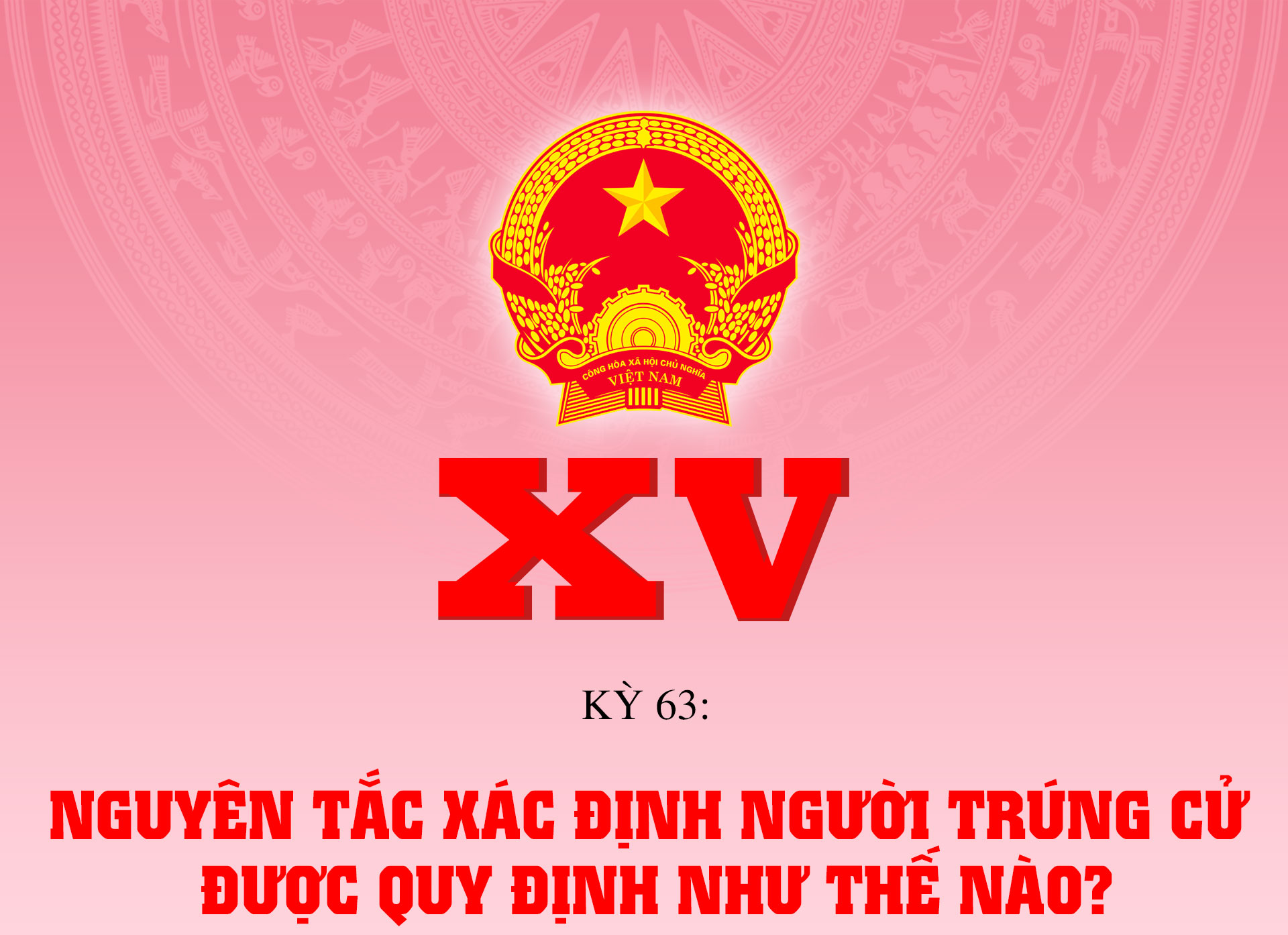 Nguyên tắc xác định người trúng cử được quy định như thế nào?