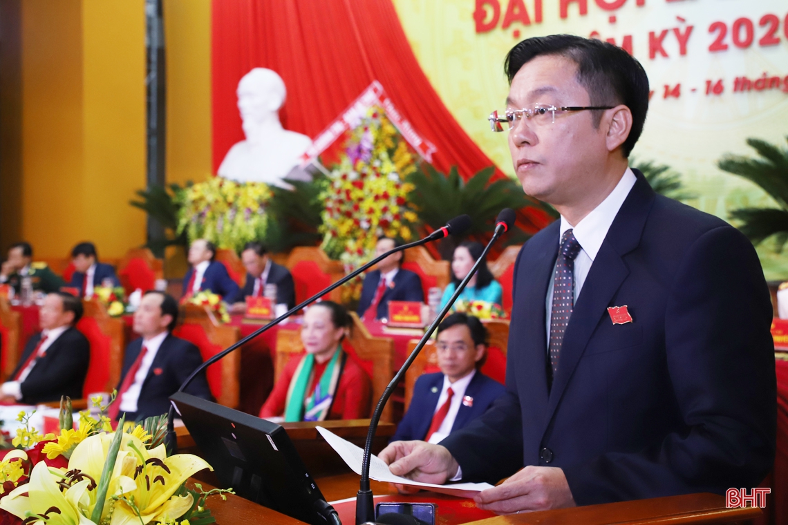 Công bố kết quả bầu Ban Thường vụ, Bí thư Tỉnh ủy và các Phó Bí thư Tỉnh ủy Hà Tĩnh
