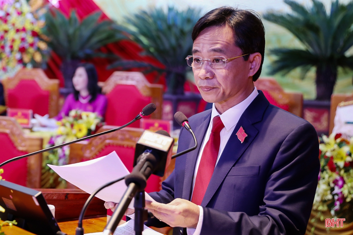 Công bố kết quả bầu Ban Thường vụ, Bí thư Tỉnh ủy và các Phó Bí thư Tỉnh ủy Hà Tĩnh