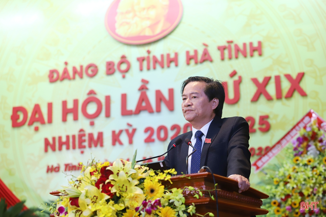Công bố kết quả bầu Ban Thường vụ, Bí thư Tỉnh ủy và các Phó Bí thư Tỉnh ủy Hà Tĩnh