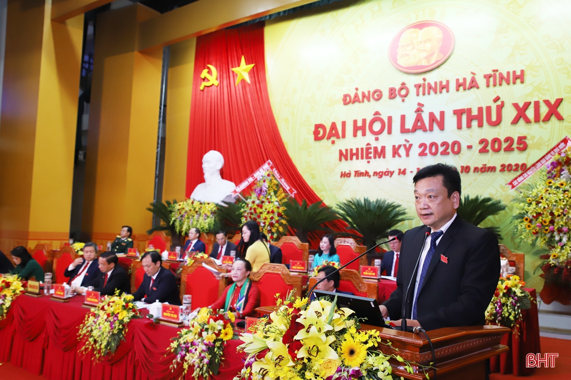 Công bố kết quả bầu Ban Thường vụ, Bí thư Tỉnh ủy và các Phó Bí thư Tỉnh ủy Hà Tĩnh