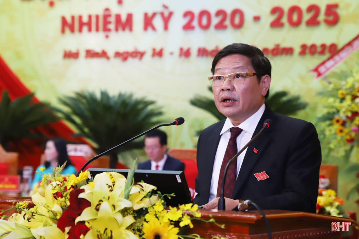 Công bố kết quả bầu Ban Thường vụ, Bí thư Tỉnh ủy và các Phó Bí thư Tỉnh ủy Hà Tĩnh