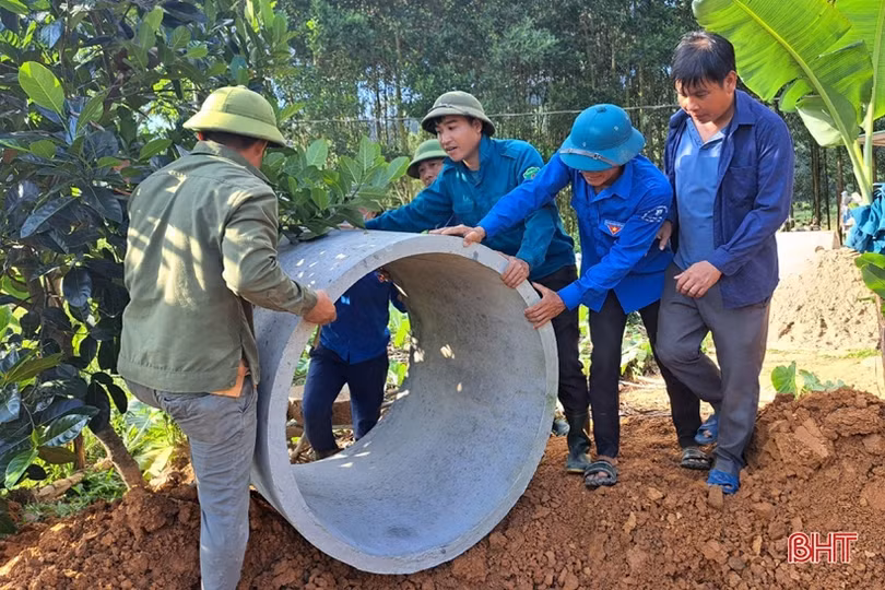 Tuổi trẻ Vũ Quang thực hiện nhiều phần việc ý nghĩa chào đón năm mới 
