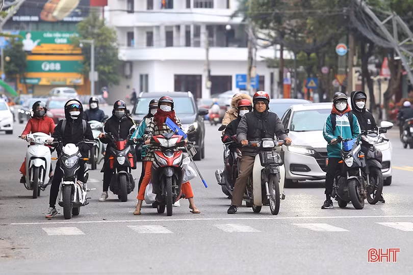 Người Hà Tĩnh trong đợt rét đậm nhất từ đầu mùa đông