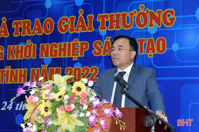 Trao giải Cuộc thi Ý tưởng khởi nghiệp sáng tạo tỉnh Hà Tĩnh 2022