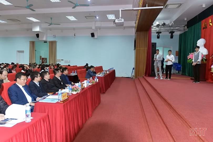 Trao giải Cuộc thi Ý tưởng khởi nghiệp sáng tạo tỉnh Hà Tĩnh 2022