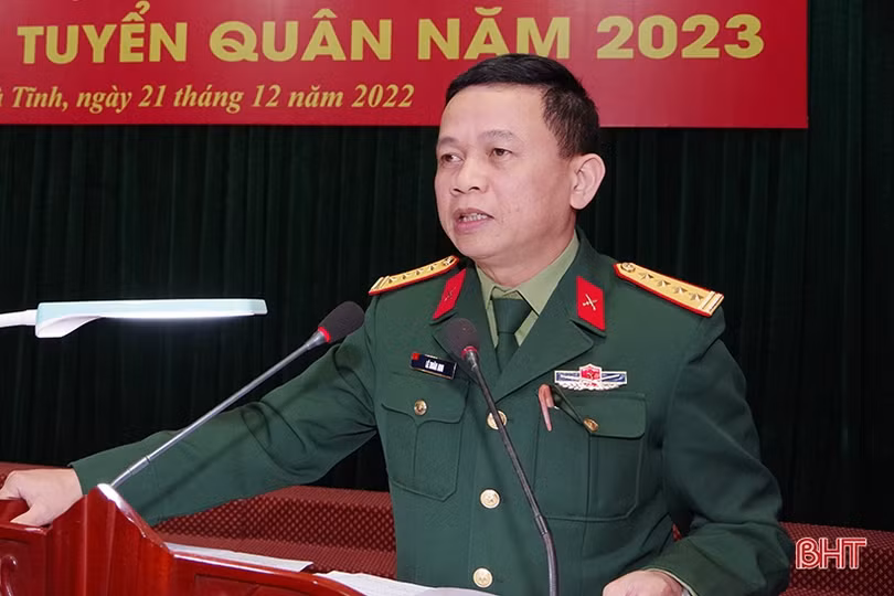 Hà Tĩnh đồng loạt tổ chức giao quân vào ngày 7/2/2023