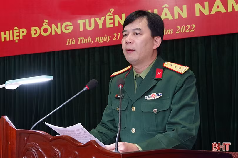 Hà Tĩnh đồng loạt tổ chức giao quân vào ngày 7/2/2023