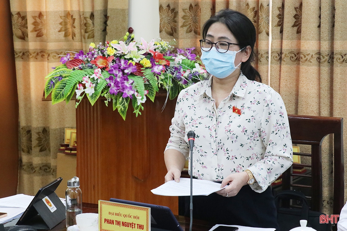 Đại biểu Quốc hội Hà Tĩnh tích cực góp ý tại buổi thảo luận các dự án luật