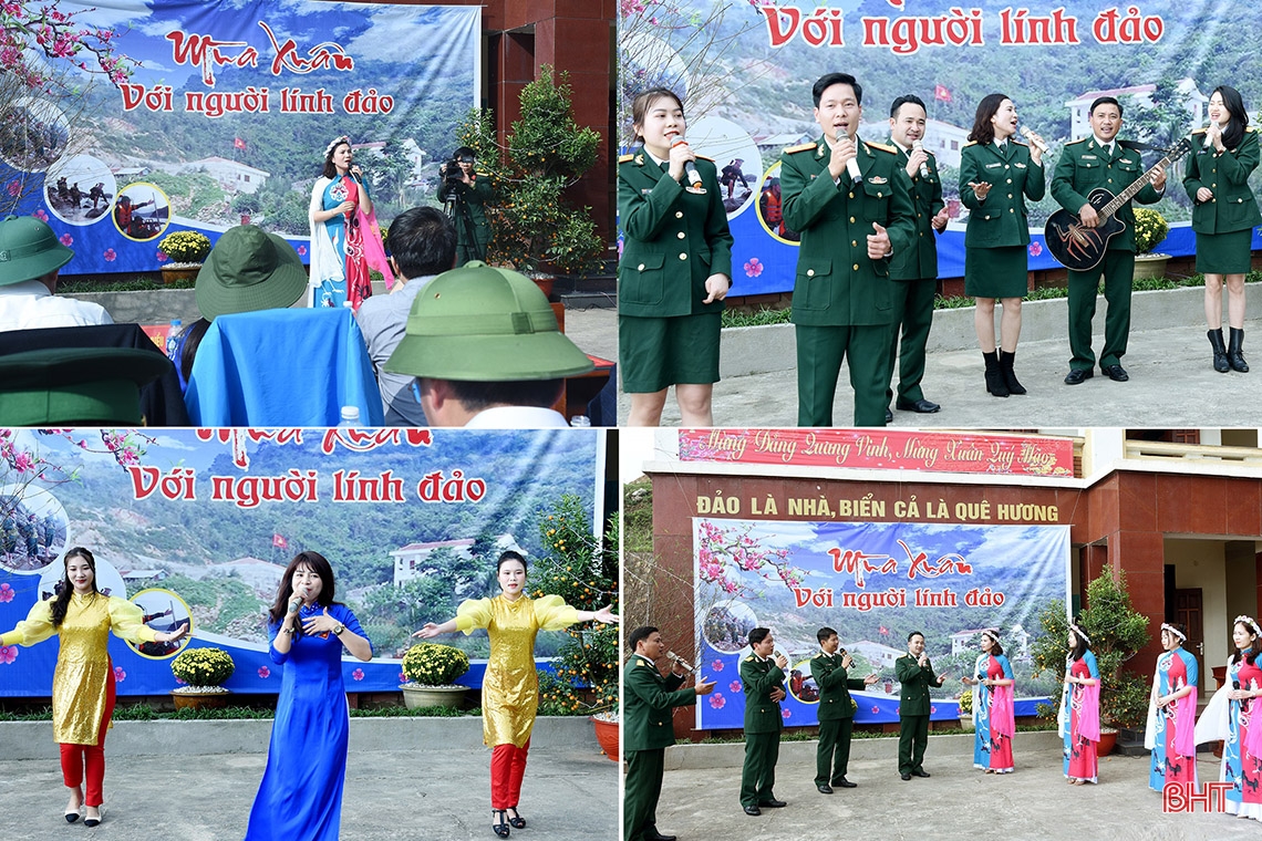 Mang xuân ấm từ đất liền ra đảo Sơn Dương
