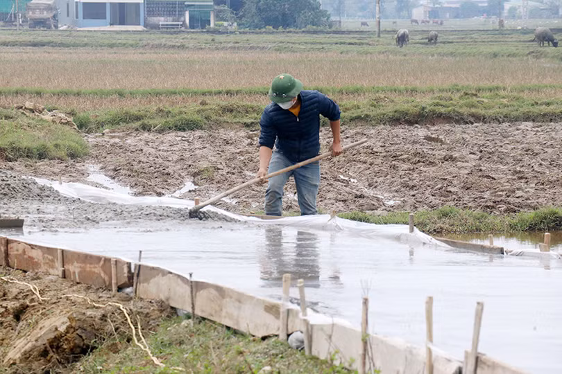 Thị trấn Thạch Hà phủ kín đường bê tông, tạo đà lên đô thị loại IV