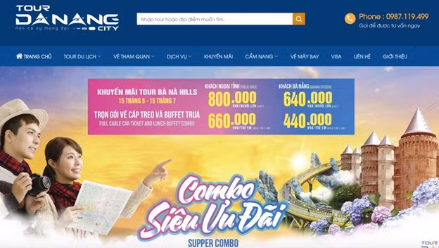 Tham khảo tour du lịch Đà Nẵng giá rẻ tại website tourdanangcity.vn
