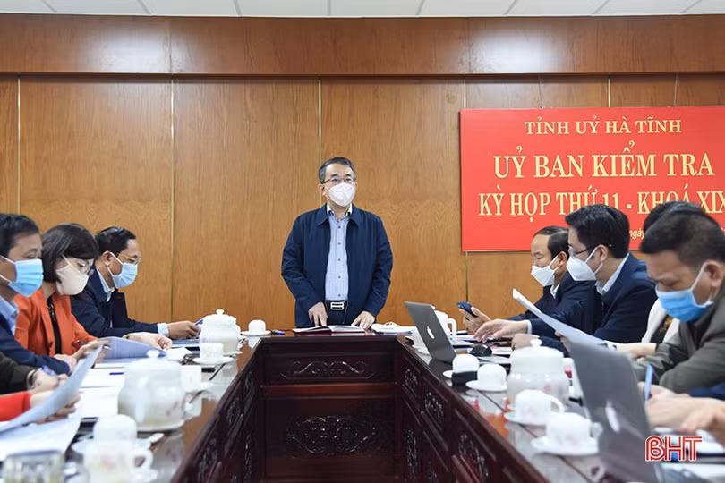 Ủy ban Kiểm tra Tỉnh ủy Hà Tĩnh thông báo kết quả kỳ họp thứ 11