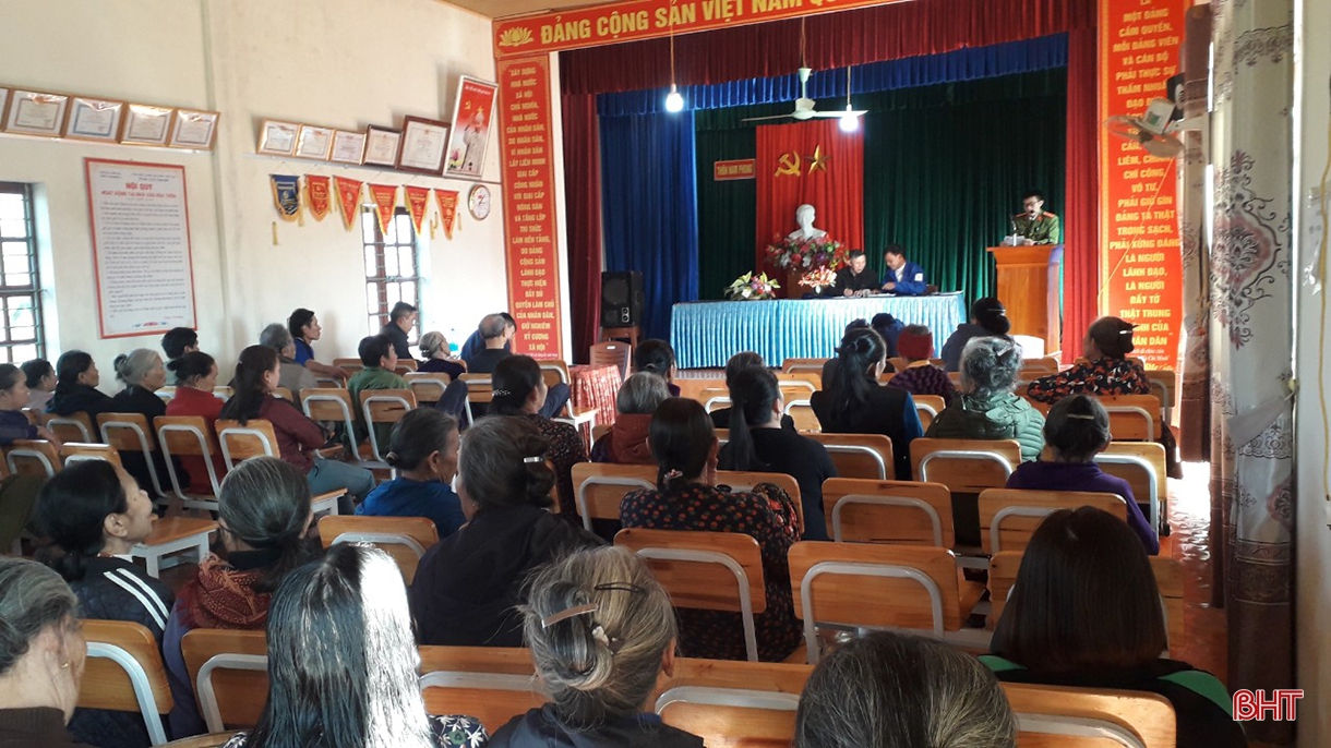 Công an xã ở Hà Tĩnh - điểm tựa tin cậy của chính quyền và Nhân dân