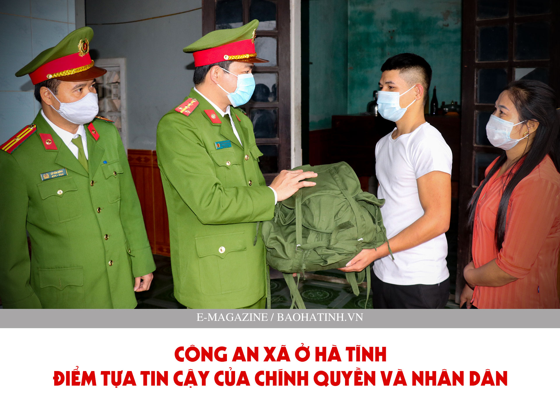 Công an xã ở Hà Tĩnh - điểm tựa tin cậy của chính quyền và Nhân dân