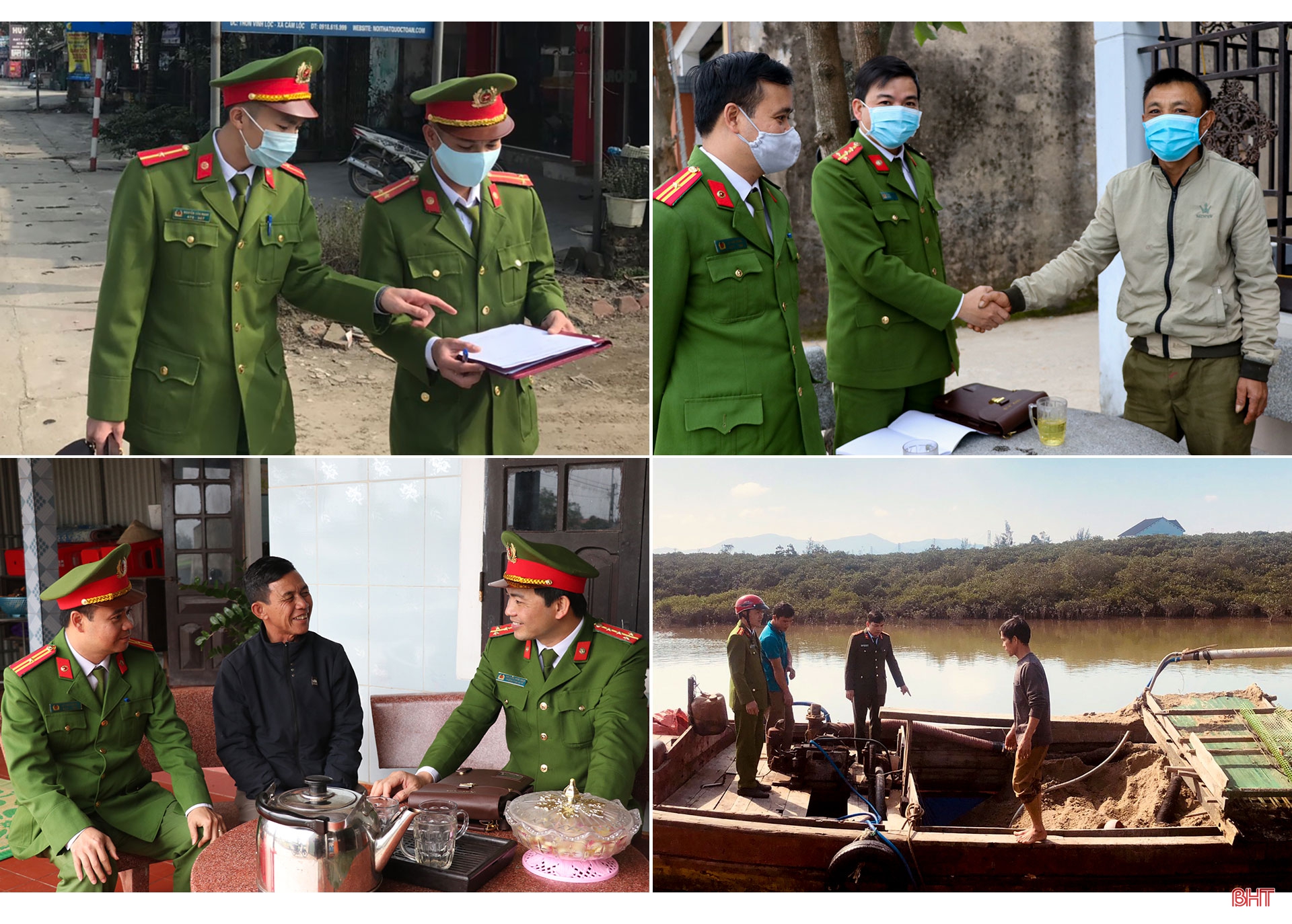 Công an xã ở Hà Tĩnh - điểm tựa tin cậy của chính quyền và Nhân dân
