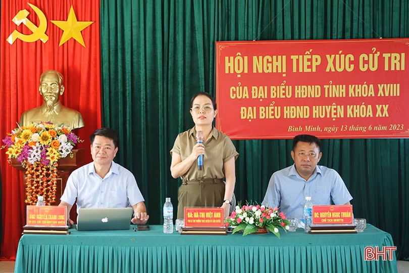 Cử tri Hà Tĩnh kiến nghị hỗ trợ xây dựng cơ sở hạ tầng nông thôn, phát triển nông nghiệp
