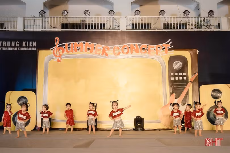 Học sinh Trường Mầm non Trung Kiên chào hè với “Summer Concert”