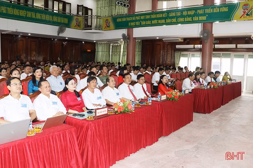Ông Trần Xuân Hòa tái cử Chủ tịch Hội Nông dân huyện Thạch Hà nhiệm kỳ 2023 - 2028