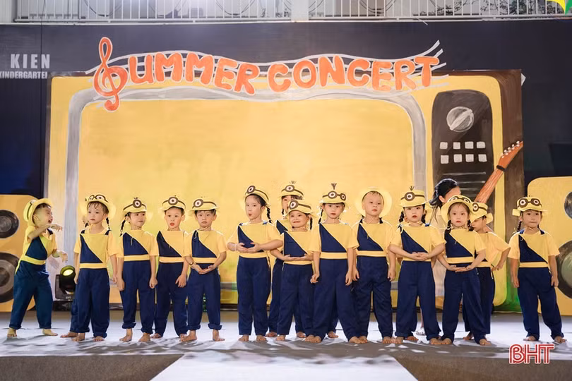 Học sinh Trường Mầm non Trung Kiên chào hè với “Summer Concert”