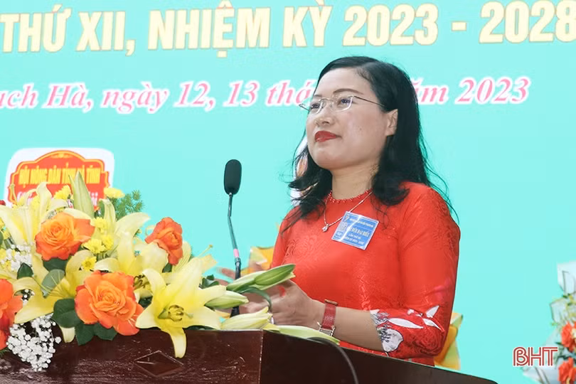 Ông Trần Xuân Hòa tái cử Chủ tịch Hội Nông dân huyện Thạch Hà nhiệm kỳ 2023 - 2028