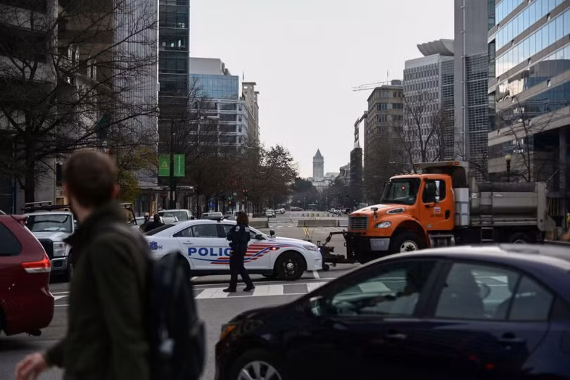 Mỹ phong tỏa trung tâm Washington