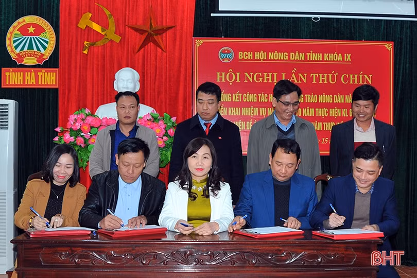 Hội Nông dân Hà Tĩnh nhận bằng khen của Chính phủ