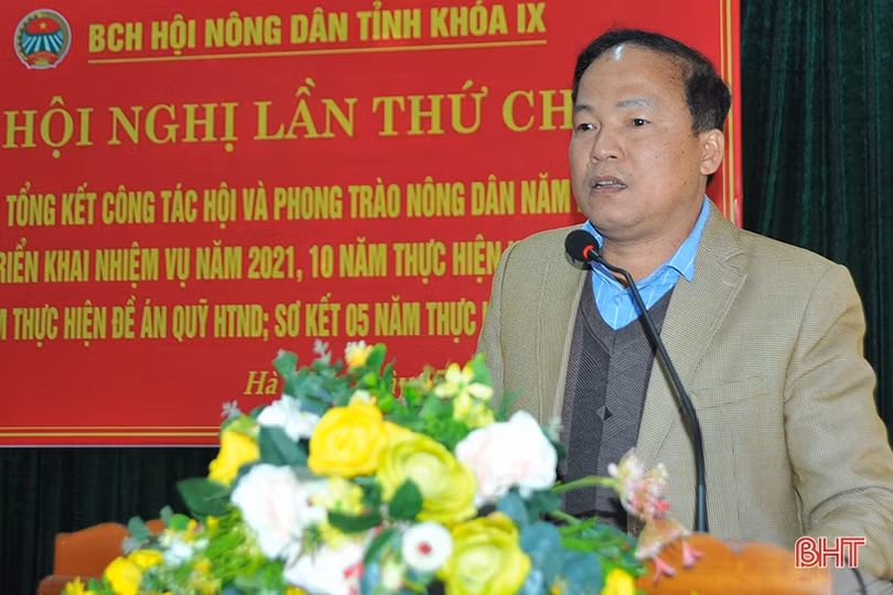 Hội Nông dân Hà Tĩnh nhận bằng khen của Chính phủ