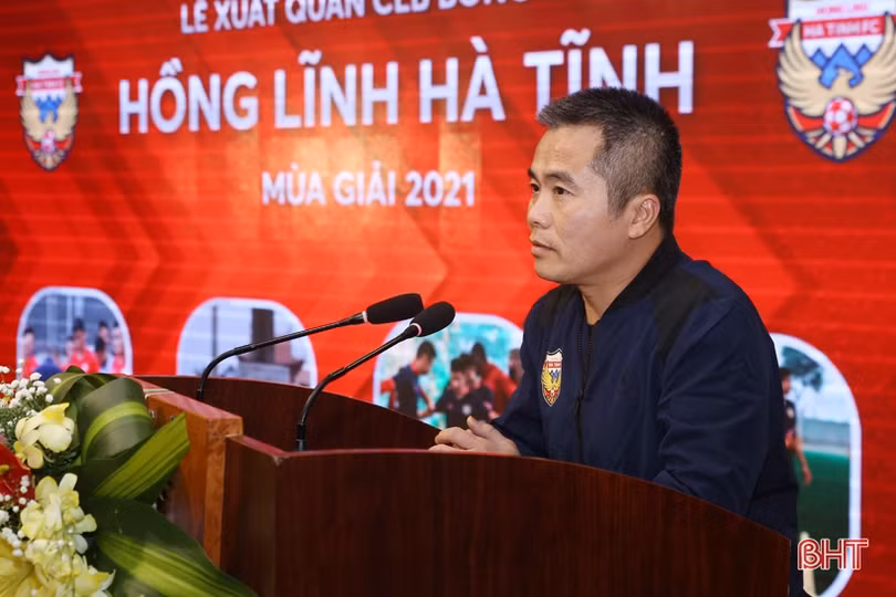 Xuất quân thi đấu mùa giải mới, Hồng Lĩnh Hà Tĩnh đặt mục tiêu top 6 V.League 2021