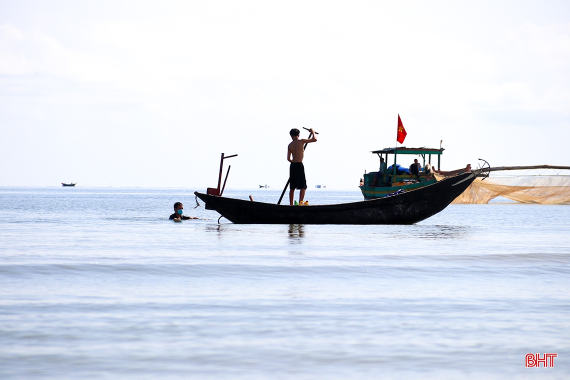 Ngư dân phía Nam Hà Tĩnh được mùa cá cơm, ruốc biển