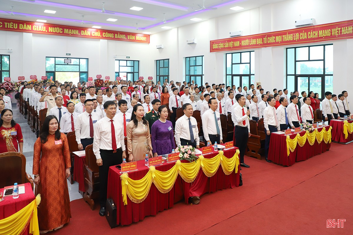 Các đại biểu thực hiện nghi thức chào cờ.