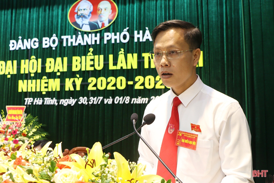 Đảng bộ TP Hà Tĩnh tiếp tục đổi mới, sáng tạo, quyết tâm thực hiện thắng lợi các mục tiêu nhiệm kỳ mới