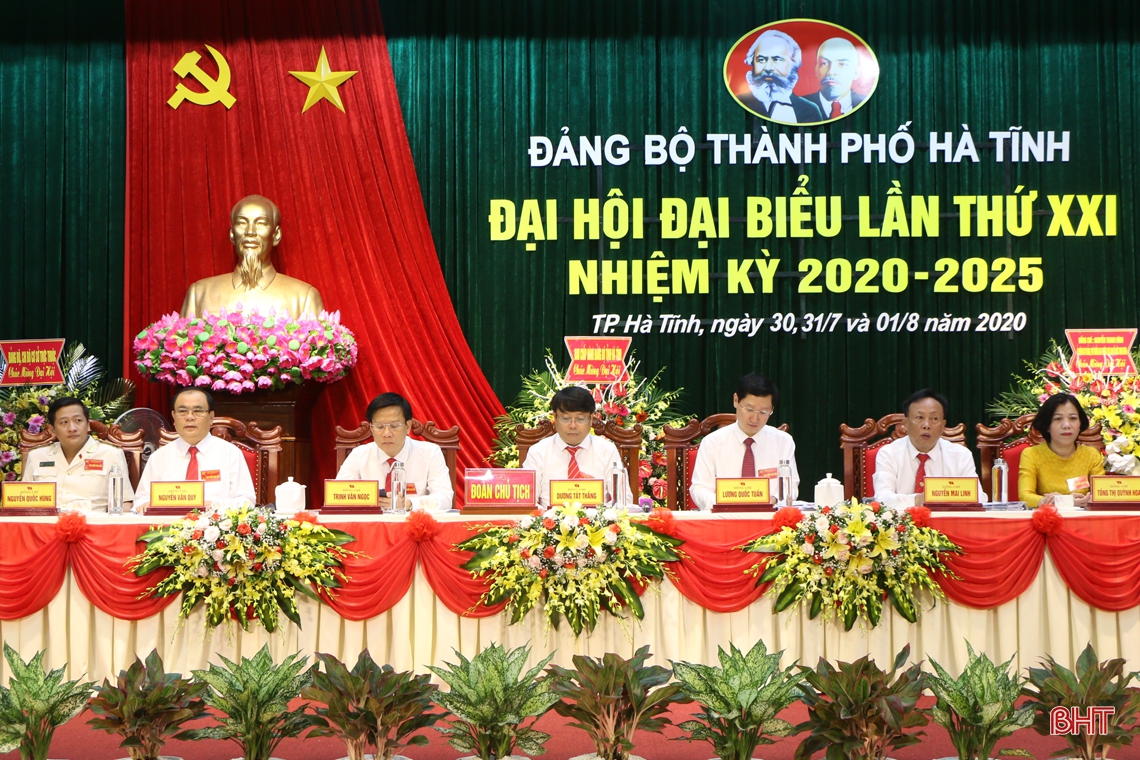 Đảng bộ TP Hà Tĩnh tiếp tục đổi mới, sáng tạo, quyết tâm thực hiện thắng lợi các mục tiêu nhiệm kỳ mới