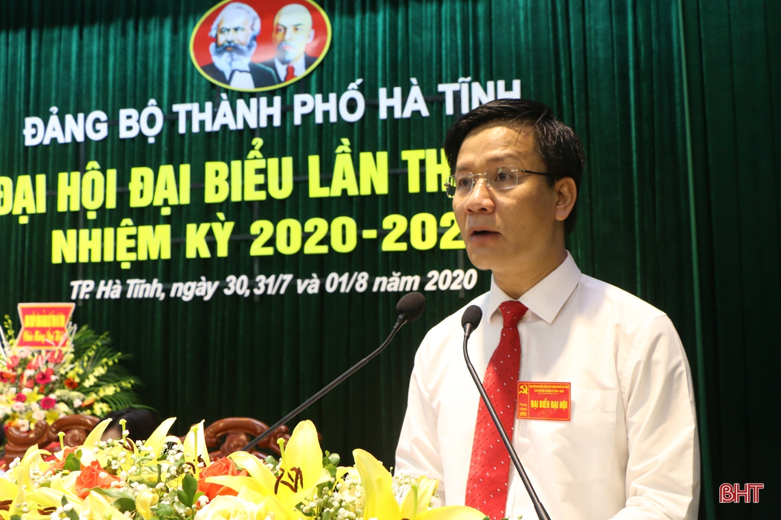 Đảng bộ TP Hà Tĩnh tiếp tục đổi mới, sáng tạo, quyết tâm thực hiện thắng lợi các mục tiêu nhiệm kỳ mới