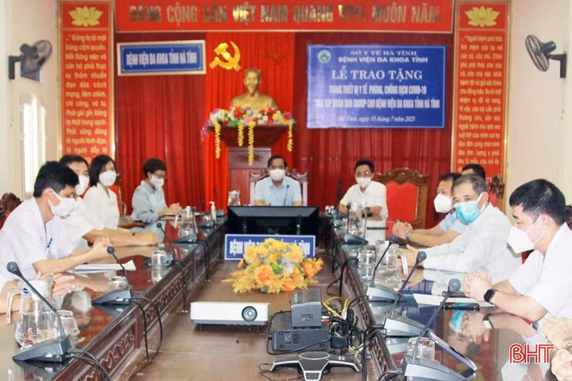 Sun Group trao tặng thiết bị y tế trị giá hơn 31 tỷ đồng cho Bệnh viện Đa khoa tỉnh Hà Tĩnh