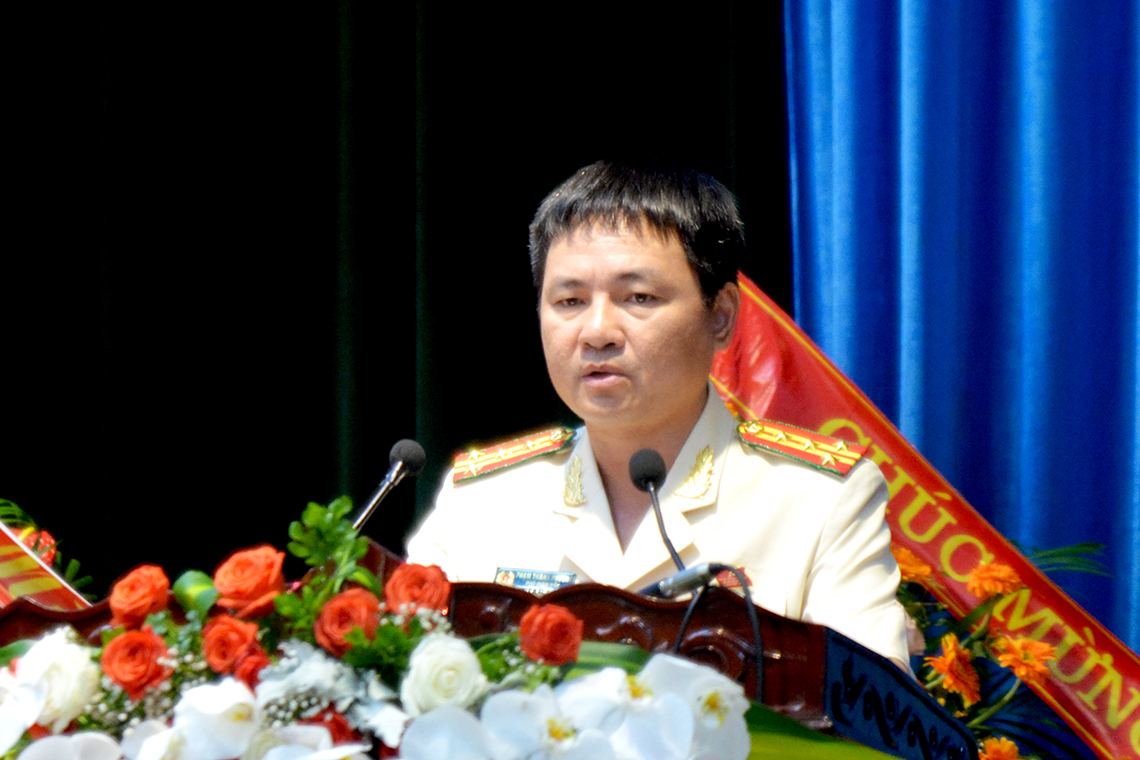 Đại tá Lê Khắc Thuyết tái cử chức vụ Bí thư Đảng ủy Công an tỉnh Hà Tĩnh