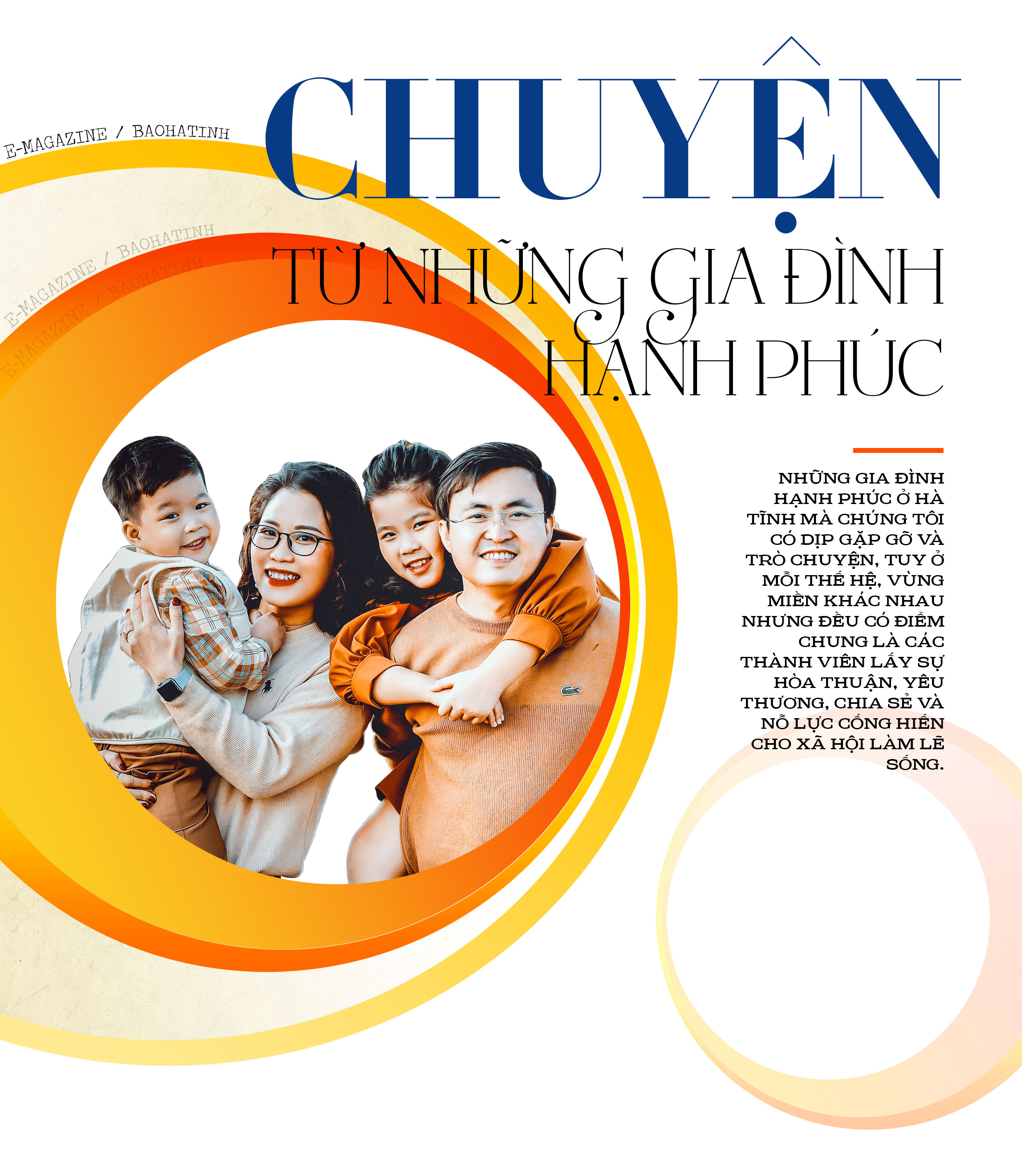 Chuyện từ những gia đình hạnh phúc