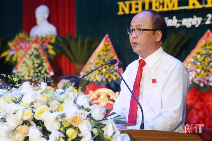 Bầu 32 đồng chí vào Ban Chấp hành Đảng bộ thị xã Hồng Lĩnh nhiệm kỳ 2020 - 2025