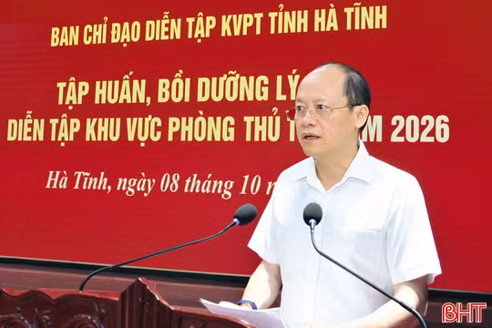 Nắm chắc nội dung, vận dụng sát thực tiễn trong diễn tập khu vực phòng thủ tỉnh Hà Tĩnh