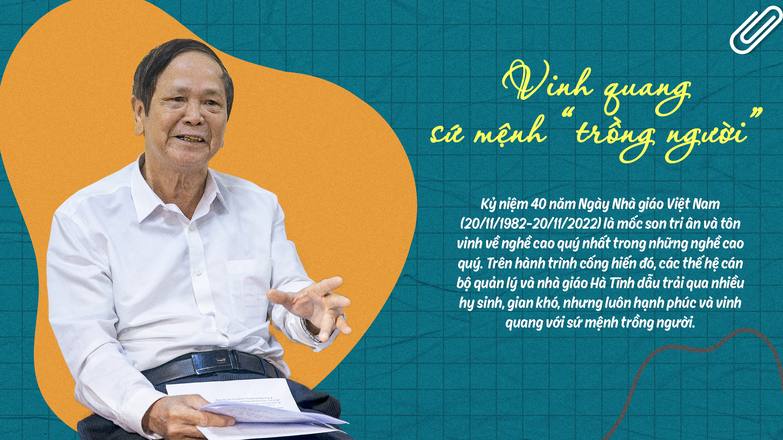 Đôi chân không mỏi của người thầy giáo gần trọn đời gắn bó với sự nghiệp “trồng người”